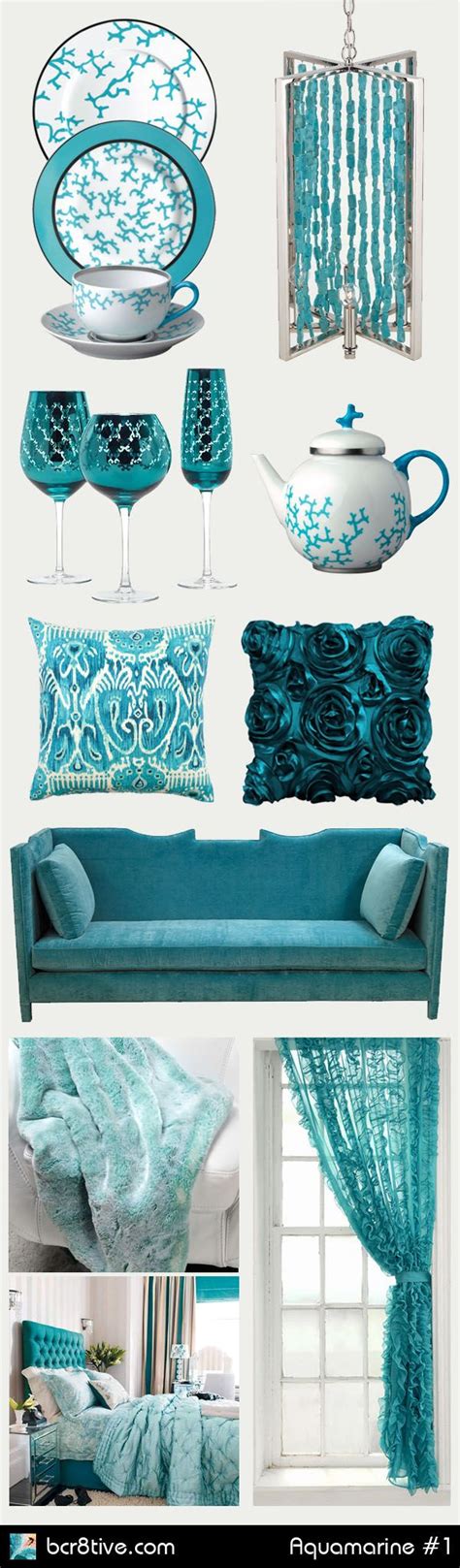Aquamarine And Turquoise Interior Design And Home Decorating Products Be Creative Turquoise Room