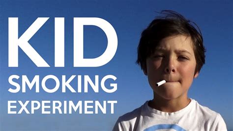 Kid Smoking Experiment Inthefame