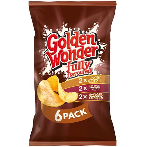 Golden Wonder Multipack Meaty 16 X 6 Pack