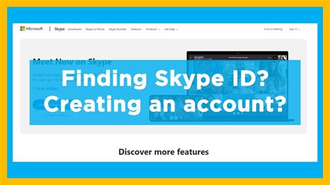 how to find your skype id and create a skype account on mobile and laptop youtube