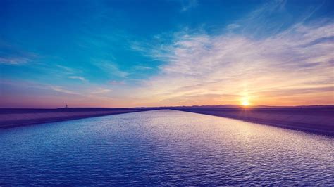 Water Sunset Wallpapers Top Free Water Sunset Backgrounds