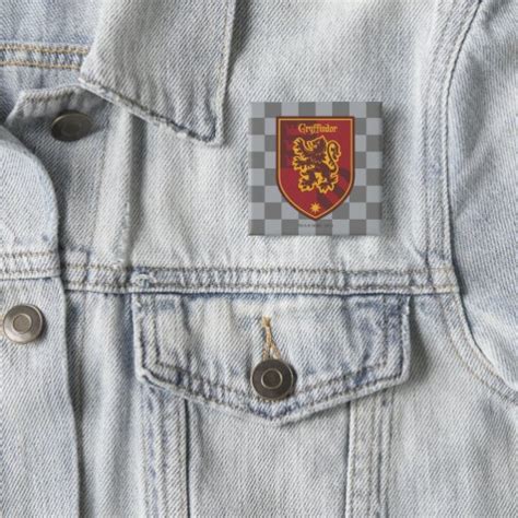 Harry Potter Gryffindor House Pride Crest Pinback Button Zazzle