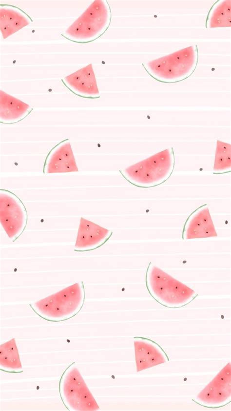 Watermelon Kawaii Wallpapers Wallpaper Cave