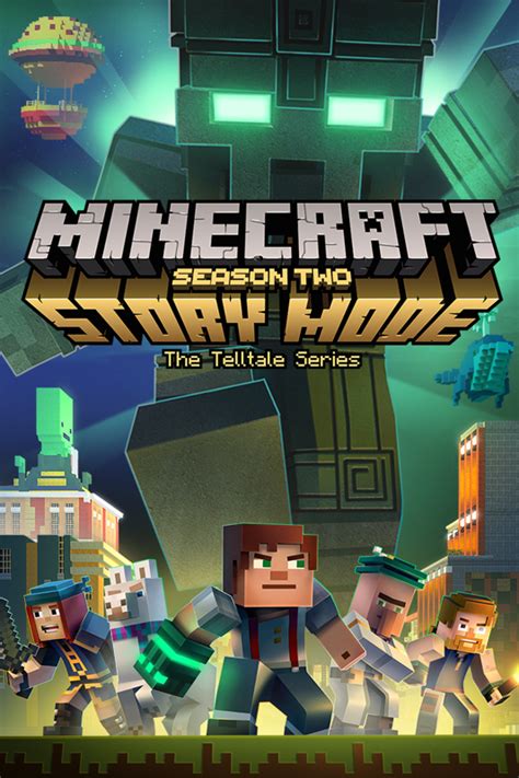 Minecraft Story Mode Season Two 2017 Playstation 4 Box Cover Art