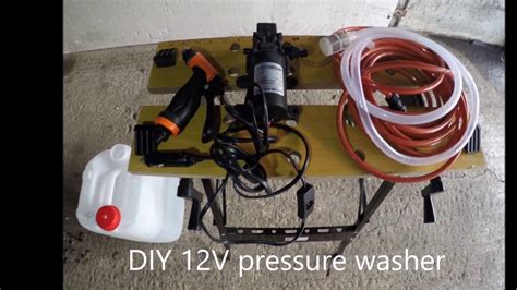Household pressure washer,power washer,cleaning machine,car washer,power tools,garden tools,vehicle washing systems,accessories of high. DIY 12v Pressure Washer - YouTube