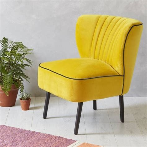 Unique Gray And Yellow Accent Chair Pic 
