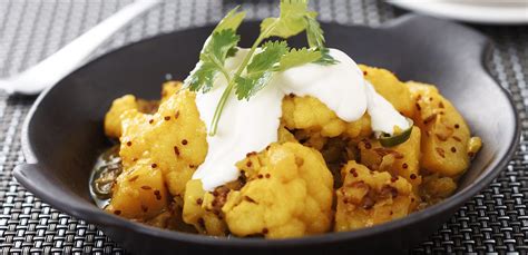 Indian Butter Spiced Potatoes And Cauliflower