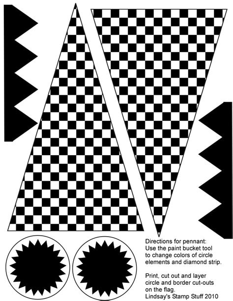 Free Printable Checkered Template