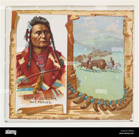 Chief Joseph Nez Perces From The American Indian Chiefs Series N36