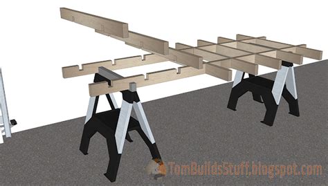 Cut two panels at 68 x 34. Plywood Cutting Table Plans