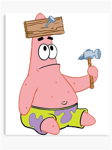 Patrick Star Meme Drawing