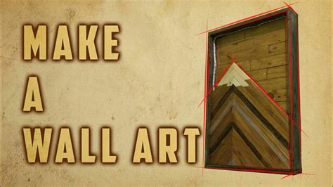 The title now kinda just explains what the work is but not what it means, anyone looking at it can take away from it that it's an abstract piece made of wood. Woodworking : MAKE A WALL ART from scrap wood - YouTube