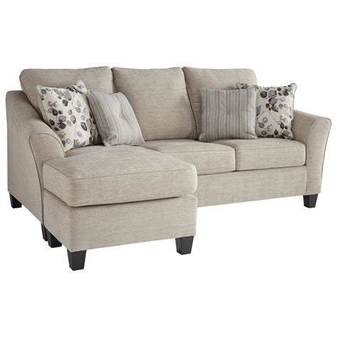 Benchcraft Abney Sofa Chaise With Flared Track Arms Wayside Furniture