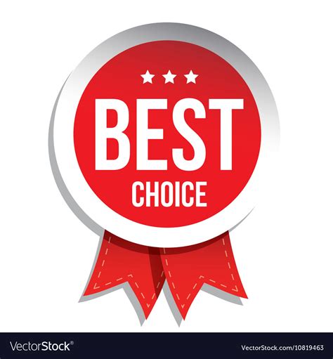 Best Choice Badge Royalty Free Vector Image Vectorstock