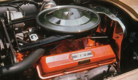 Photo 64 Corvette Engine 327 300hp 2 6367 Scripts Emblems Album