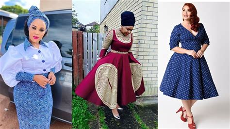 10 Stunning Plus Size Shweshwe Dresses Sunika Traditional African Clothes Peacecommissionkdsg