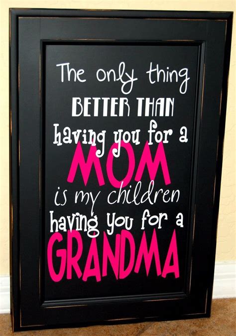Grandmas can be tough to shop for. Christmas or Mothers Day gift idea for a grandma