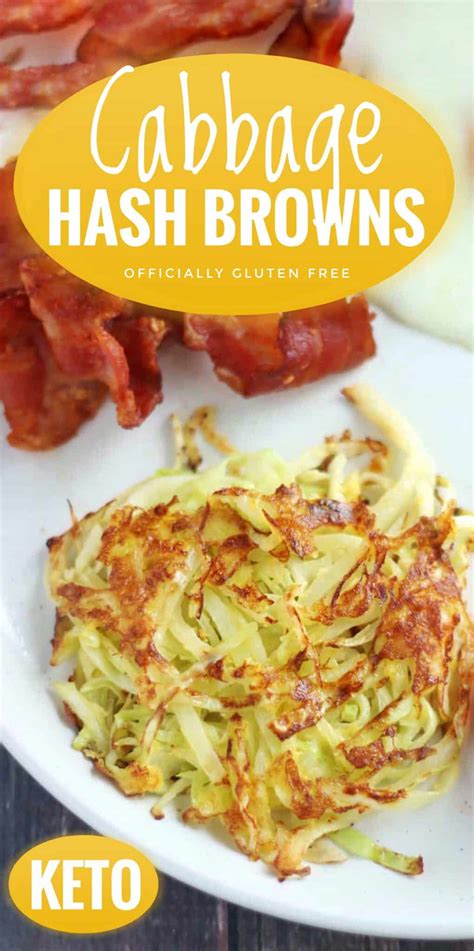Make breakfast more exciting with this hash brown hack. Keto Cabbage Hash Browns - Officially Gluten Free