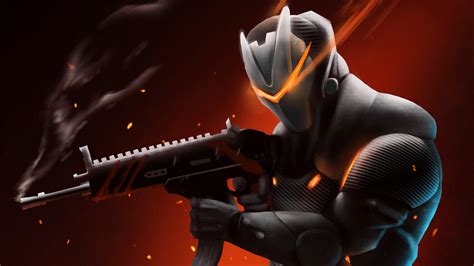 Omega With Rifle Fortnite Battle Royale Hd Games 4k Wallpapers
