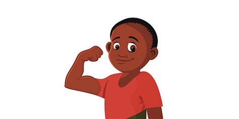 Best Kids Flexing Illustrations Royalty Free Vector Graphics And Clip