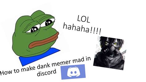 How To Make Dank Memer Mad In Discord Funny Command Youtube
