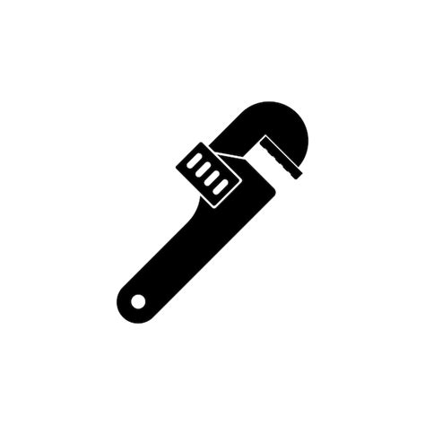 Premium Vector Pipe Wrench Icon