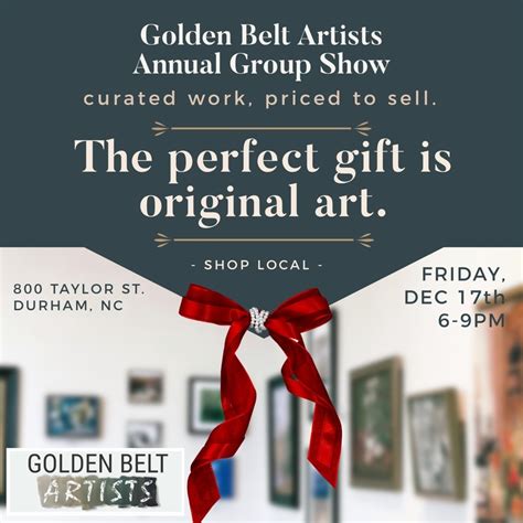 Third Friday Art Walk Golden Belt Arts