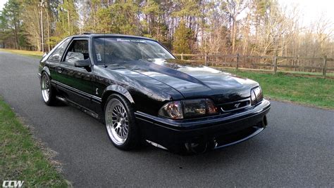 Black Ford Mustang Foxbody Ccw Twisted Classic Forged Wheels Ccw Wheels