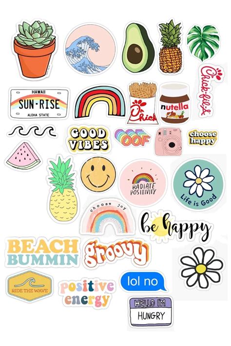 stickers discover small large aesthetic stickers for phone case 11 random sticker cute