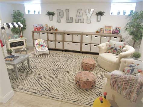 This Whimsical Modern Farmhouse Playroom Is Stuff Dreams Are Made Of