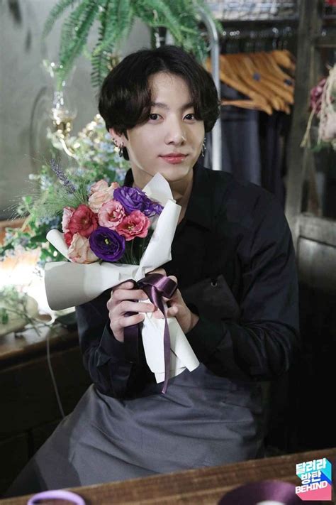 Jungkook With Flowers 1 September