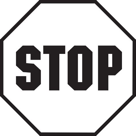 Stop Symbol Clipart Best