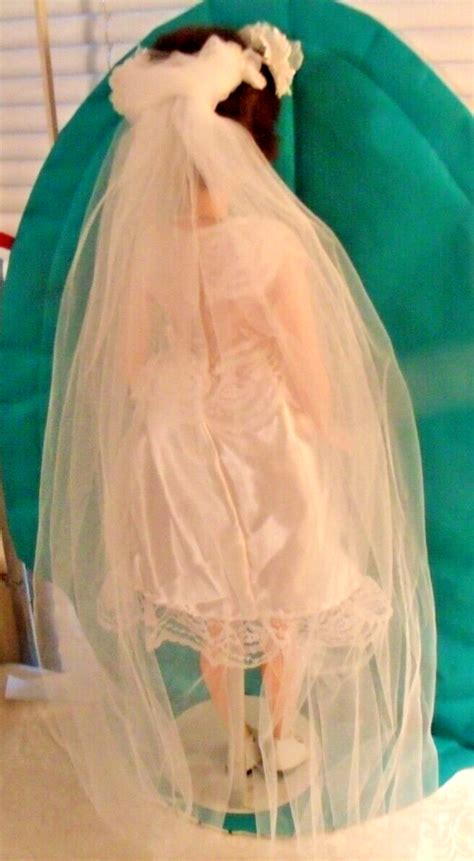 1961 Kaysam 23 5 Inch Bride Doll With Stand Free Shipping Ebay