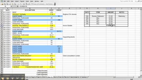 How To Set Up Excel Spreadsheet For Business Expenses Spreadsheet