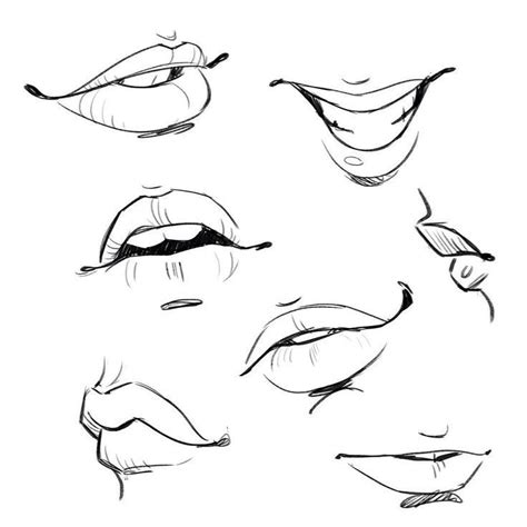Pin By Lis On Drawing And Creativity Art Reference Lips Drawing