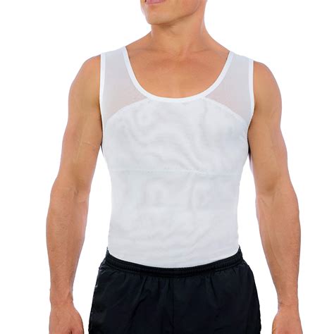 Buy Esteem Apparel Original Mens Chest Compression Shirt To Hide Gynecomastia Moobs Online At