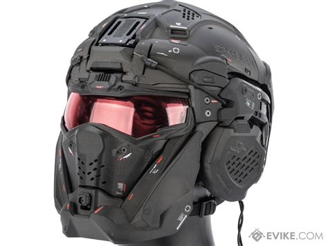Sru Sr Tactical Helmet W Integrated Cooling System And Flip Up Visor