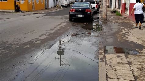 Reportan Fuga De Aguas Negras En La Colonia Guadalupe Borja Corat