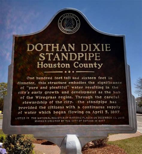 Dothan Dixie Standpipe Historical Marker