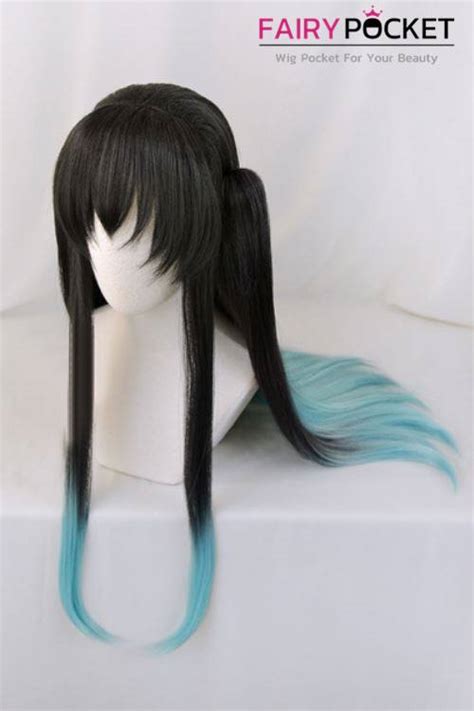 Demon Slayer Kimetsu No Yaiba Tokitou Muichirou Cosplay Wig B