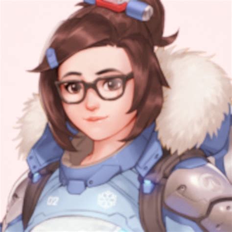 Mei Icon Overwatch Icon Pink And Green