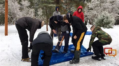 Boy Scouts Sleep In Snow Caves Learn Preparedness At ‘winter Klondike