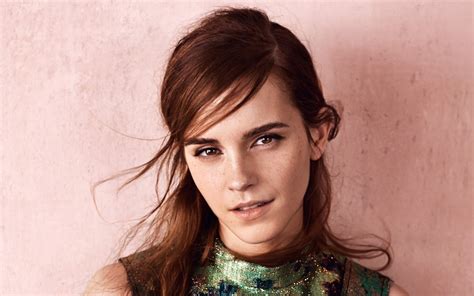 Actress Bokeh Face Emma Watson Celebrity Women Open Mouth