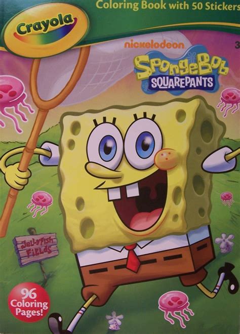 The spongebob coloring book allows children to enjoy the colors and painting. Buy Spongebob Squarepants Crayola Coloring Book with 50 ...