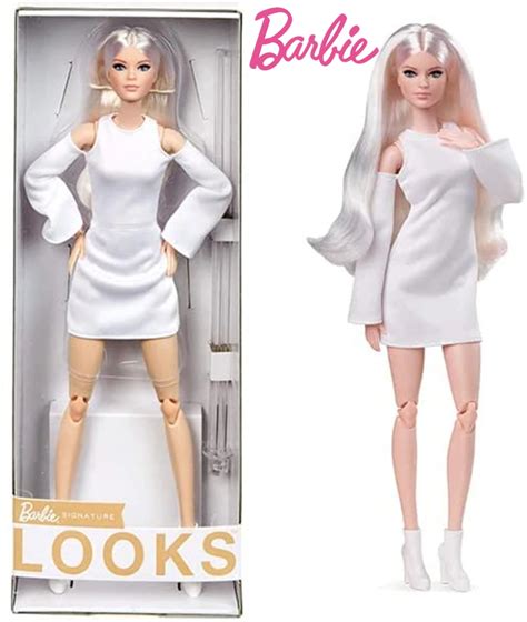 Barbie Signature Looks Doll Tall Blonde Fully Posable Fashion Doll