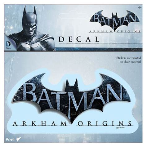 Batman Arkham Origins Logo Decal Batman Stickers Batman Vinyl Decals