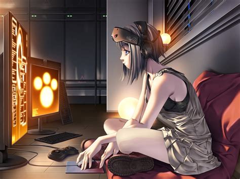 Maybe you would like to learn more about one of . Anime Gamer Wallpaper - WallpaperSafari
