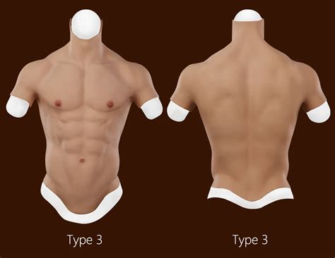 2021 Halloween Cosplay Costume Silicone Fake Abdominal Muscles Men Chest Muscles Ebay