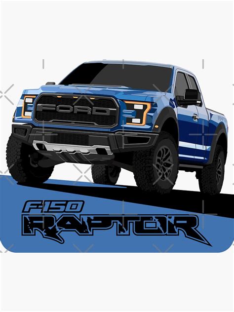 Ford F 150 Raptor Sticker For Sale By Auto Illustrate Redbubble