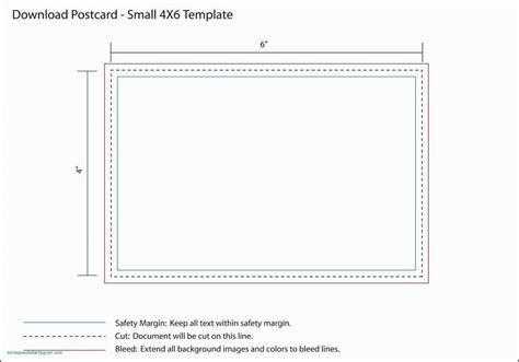 Blank Index Card Template 4x6 Cards Design Templates